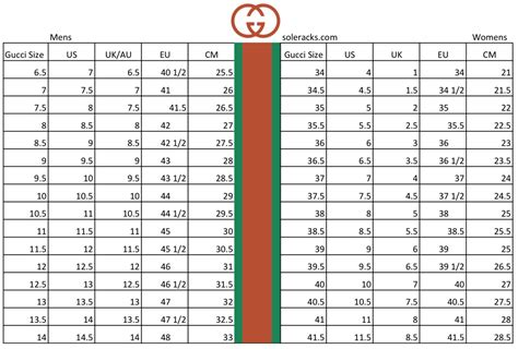 Gucci women's size chart